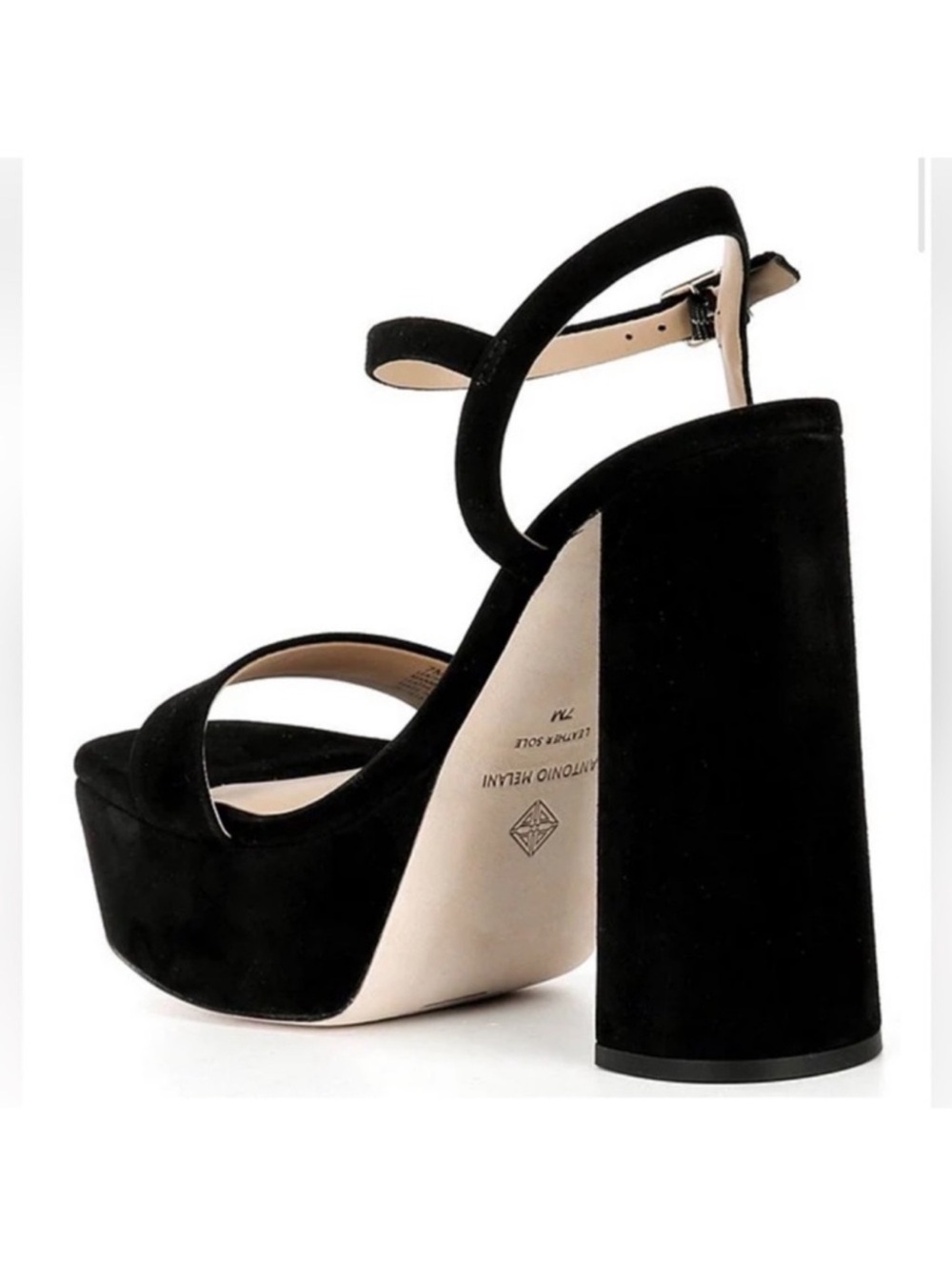 NWT Antonio Melani Seena Suede Platform Dress Sandals Sz 6,5 (no original box) - Picture 10 of 13